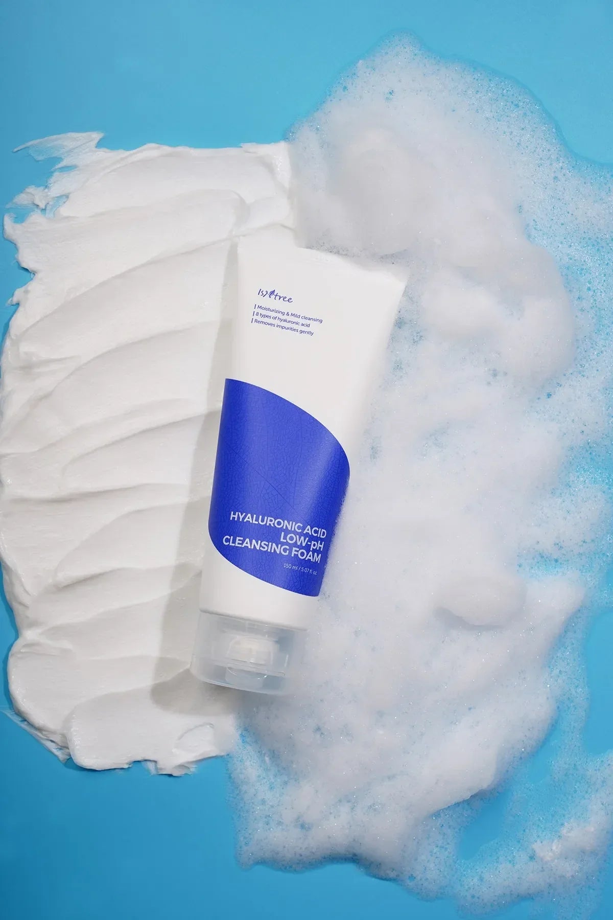 Isntree Hyaluronic Acid Low pH Cleansing Foam – gentle hydrating face wash