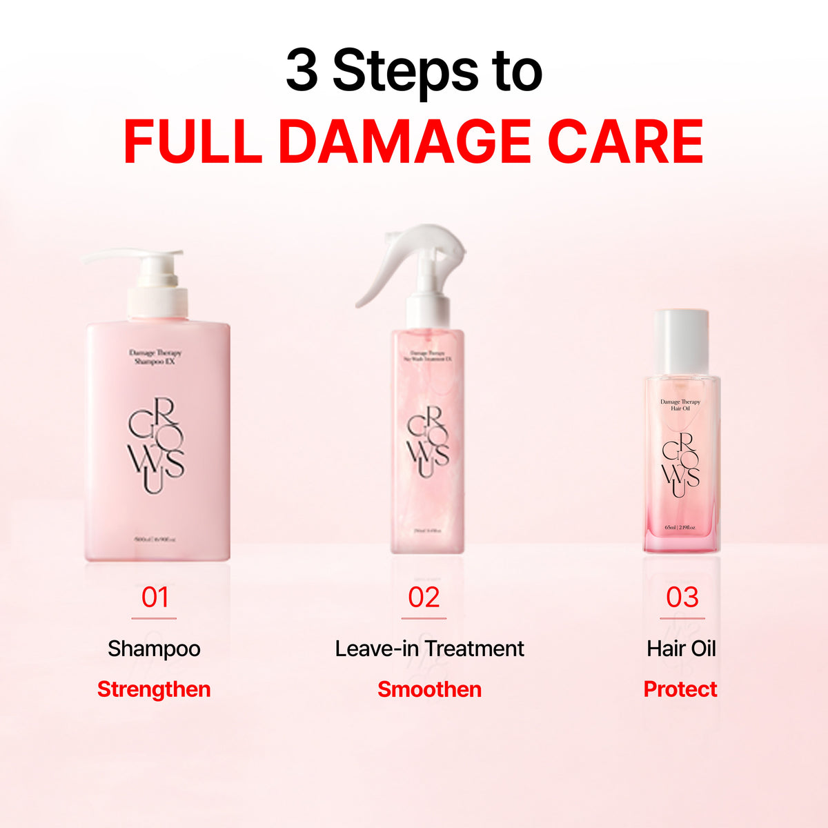 GROWUS Damage Therapy Shampoo EX
