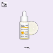 APLB Retinol Vitamin C Vitamin E Ampoule Serum 40ml bottle on light purple background