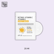 APLB Retinol Vitamin C Vitamin E Sheet Mask  25 ml on light purple background