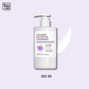 APLB Collagen EGF Peptide Body Lotion is on the light purple background