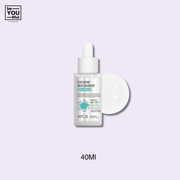 APLB EXOSOME NIACINAMIDE EX SERUM bottle on the light purple background