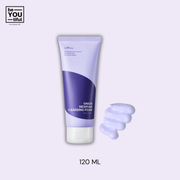 Isntree  Onion Newpair Cleansing Foam  150ml bottle on light purple background