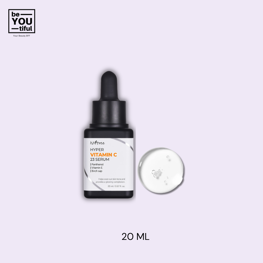 Isntree Hyper Vitamin C 23 Serum 20ml bottle on light purple background