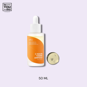 Isntree  C-Niacin Toning Ampoule 50ml bottle on light purple background