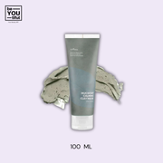 Isntree  Mugwort Calming Clay Mask 100ml bottle on light purple background
