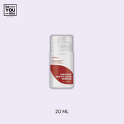 Isntree Chestnut 8% Aha Essence 20ml bottle on light purple background