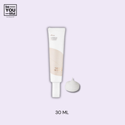 Isntree Tw-Real Bifida Eye Cream  30ml Tube on light purple background