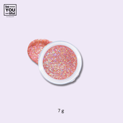 Unleashia Get Loose Glitter Gel N°4 Love Dreamer 7g on light purple background