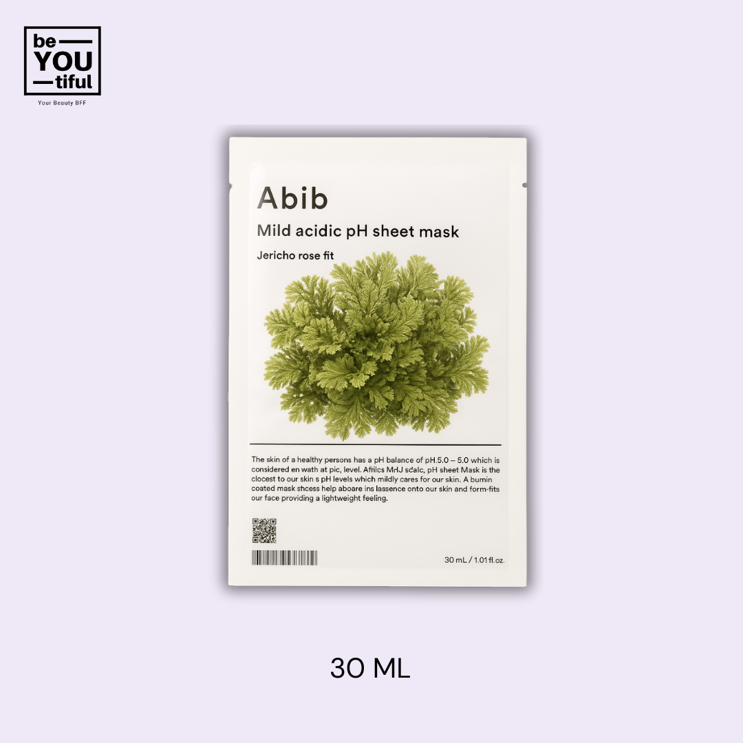Abib Mild acidic pH စာရွက်မျက်နှာဖုံး Jericho rose fit
