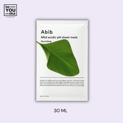 Abib Mild အက်ဆစ်ဓာတ် pH စာရွက်မျက်နှာဖုံး Heartleaf အံဝင်ခွင်ကျ