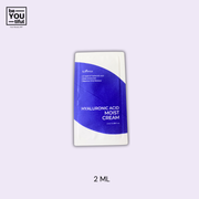Isntree Hyaluronic Acid Moist Cream  2ml bottle on light purple background