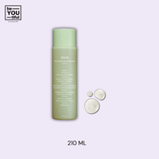 Abib Heartleaf Calming Toner 200ml bottle on light purple background